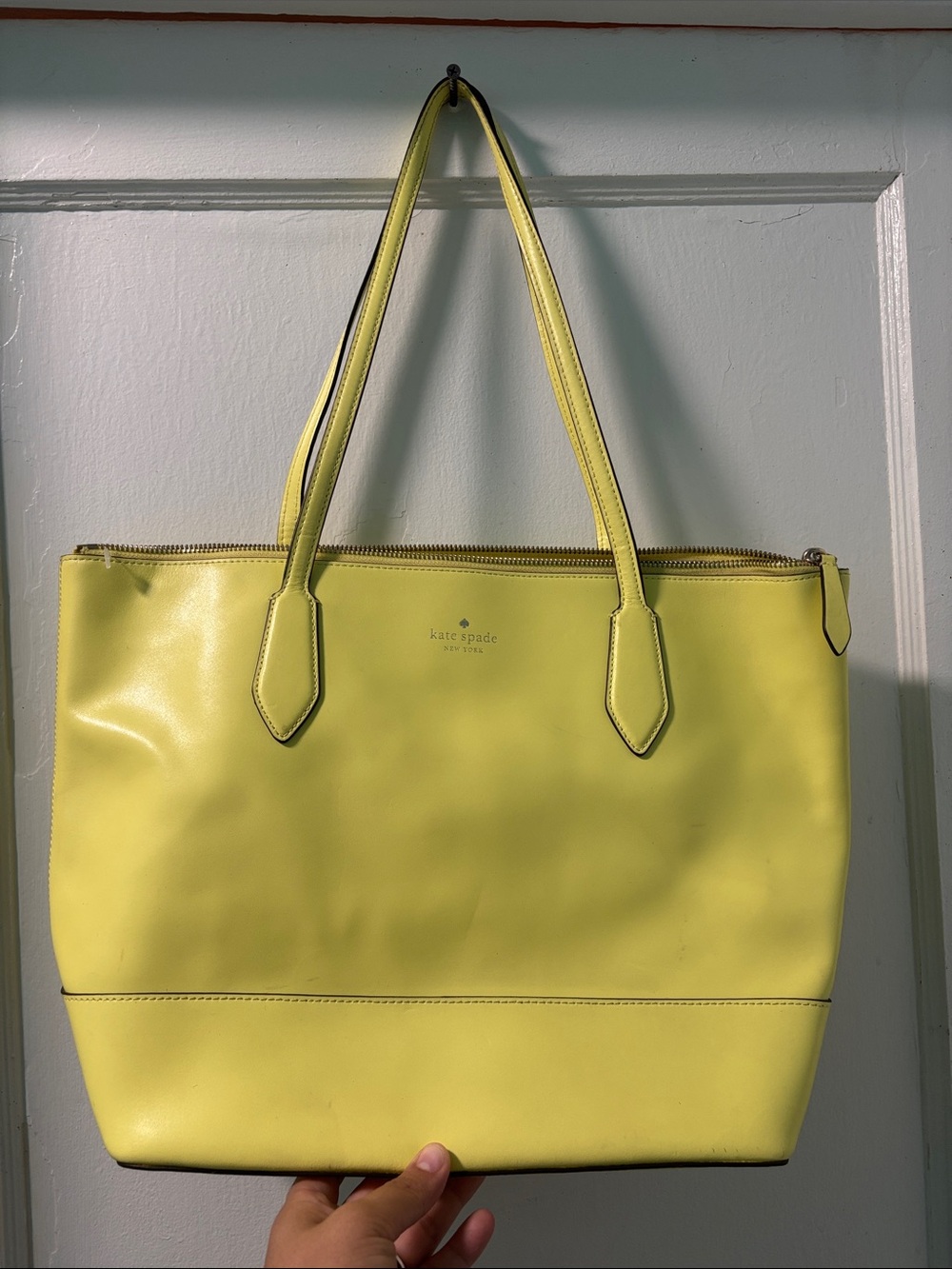 kate spade Lemon Yellow Leather Tote